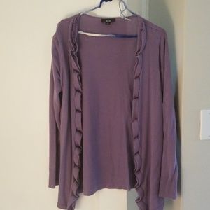 Purple Cardigan
